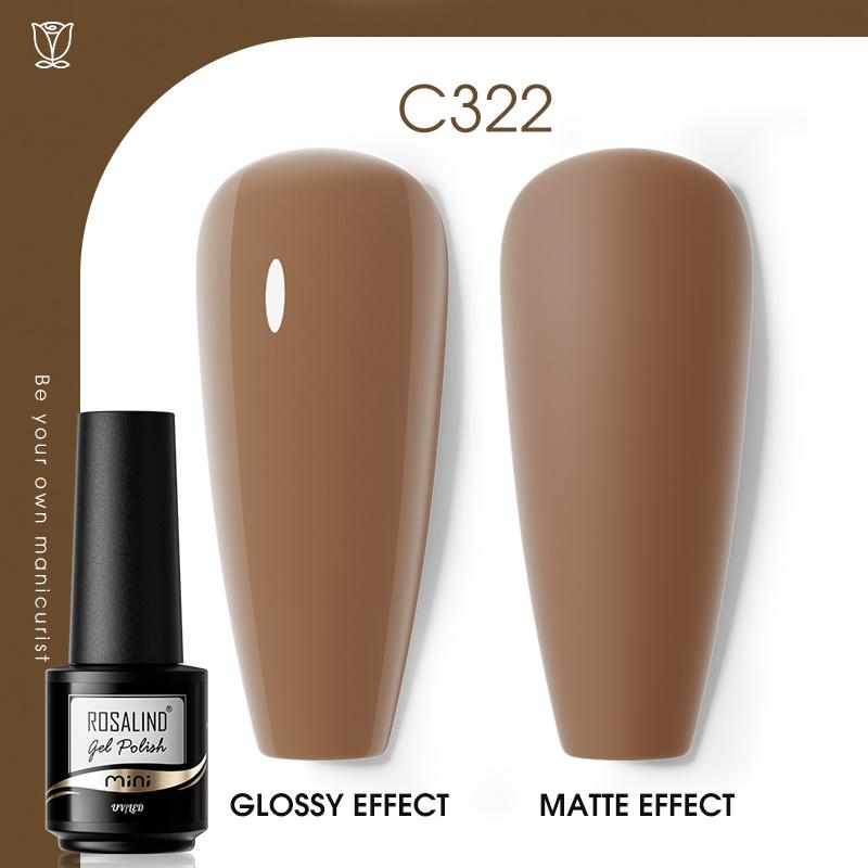 ROSALIND Gel Nagellack Soak Off UV LED Nails Art Design Lack Semi Permanent Gele Lack DIY Maniküre