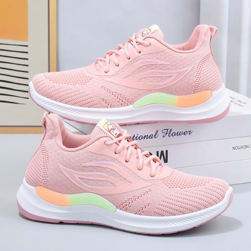 

[B03] New women s shoes women s flying woven shoes breathable mesh shoes sports shoes casual shoes student shoes trendy shoes cloth shoes 36