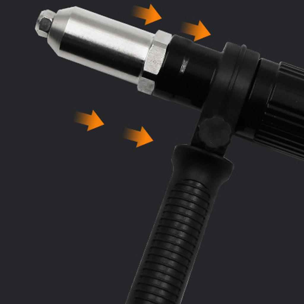 Electric Riveter Adapter Kit Drill Rivet Gun Converter Set Labor Saving Hand Tool Accessories