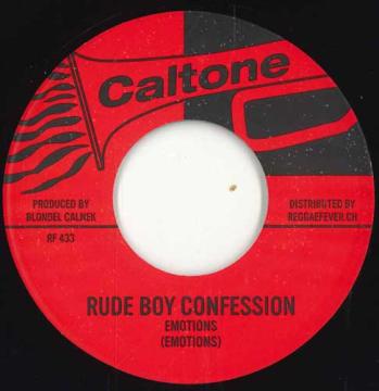 

7-дюймовая пластинка EMOTIONS / ROY SHIRLEY - Rude Boy Confession / Get On The Ba RF433 Caltone/Reggae 2023 Switzerlan Регги, Ска и Даб