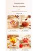 Multi-functional Electric Meat Grinder and Garlic Paste Maker with Visible Glass Bowl