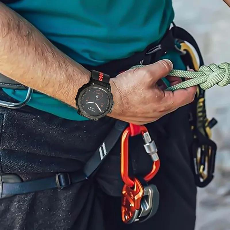 Dwukolorowy silikonowy pasek do zegarka Amazfit T-REX 3.2, miękki, oddychający, sportowy pasek do zegarka Amazfit T-REX Wrist Band 2025