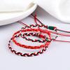 30 Hand-knitted Bracelets & Bangles for Women Men Mulitcolor Wax Line Braided Wristband Yoga Charm Jewelry Gift Adjustable