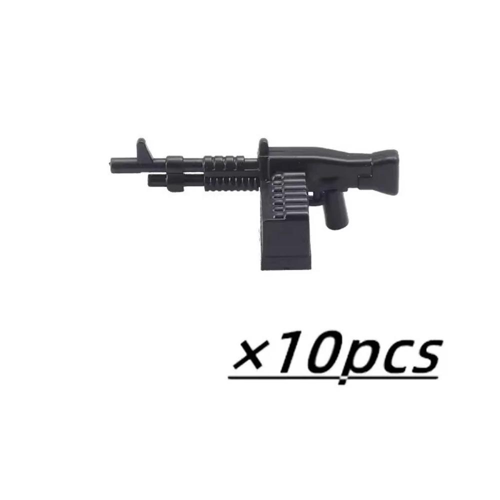 WW2 Military Weapon MOC Mini Building Blocks Figures Soldier US Soviet Rifle Gun Rocket Launcher MG42 RPG Bullet Bricks Toys