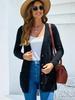 Autumn/Winter V-Neck Single-Breasted Long Cardigan for Women - European American Knitwear