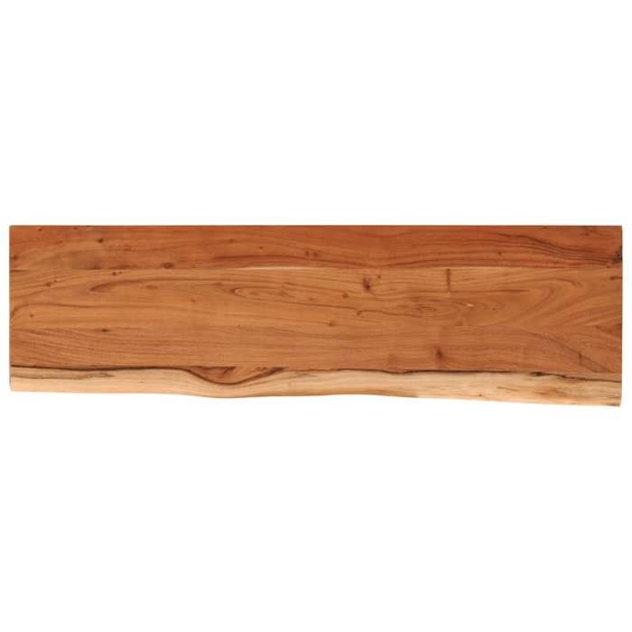 VidaXL Wall Shelf, Floating Shelf, Wall Decoration for Office Living Room, Rectangular Solid Acacia Edge 370287