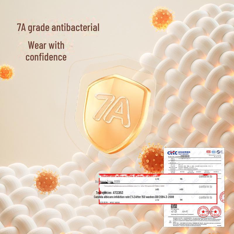 "7A Antibacterial Women's & Men's Light Warm Seamless Thermal Underwear - Slim Fit Autumn Clothes & Pants"