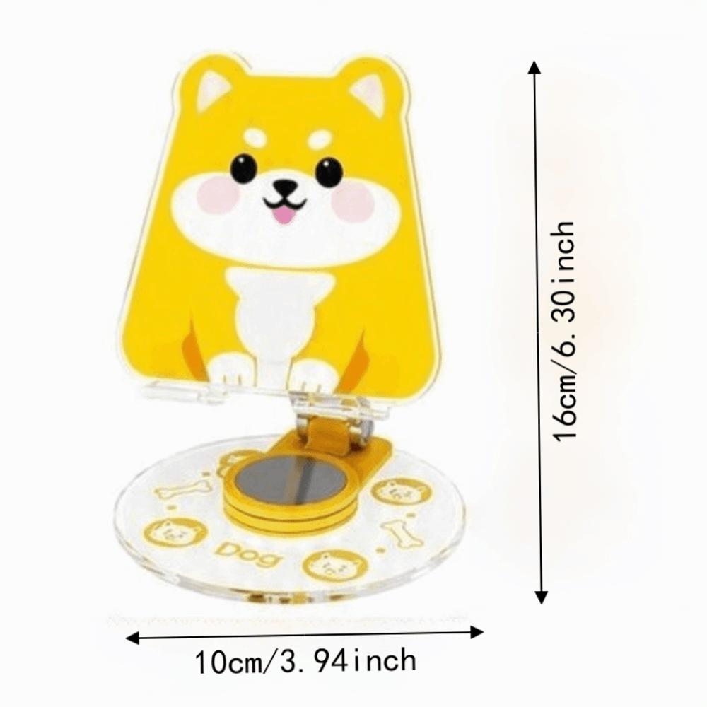 Foldable Phone Stand Adjustable Phone Bracket Tablet Stand Acrylic Animal Phone Stand FaceTime