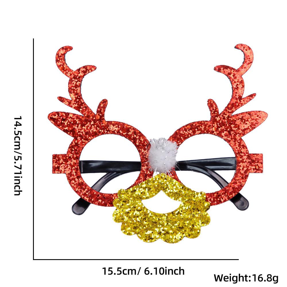 Cartoon Eyewear Festive Featuring Antler Designs Ideal For Christmas Celebrations And Holiday Gatherings