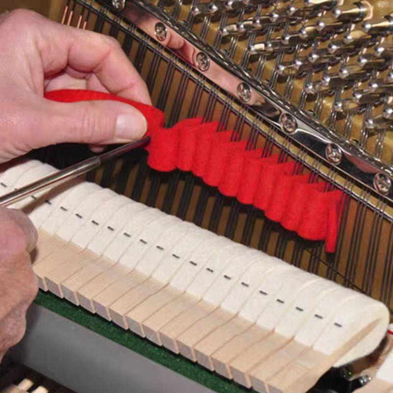 Bandă Universală Insonorizantă pentru Pian Acordaj Instrument Profesional Accesorii Lână Feltru Benzi de Bumbac Silențioase
