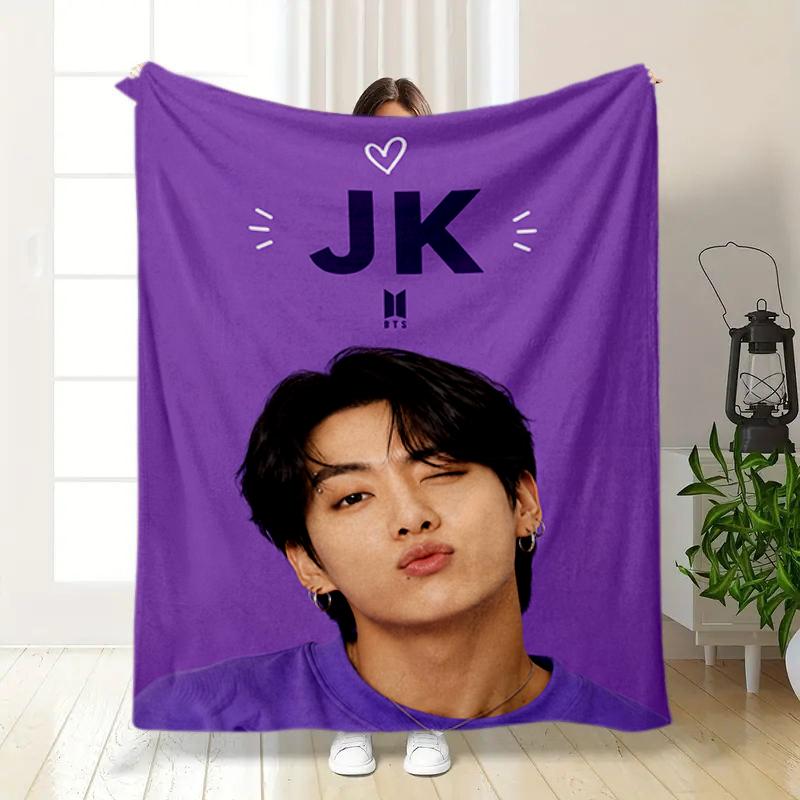 Korean Stamp 2020 Hope Blanket Home Decor Sofa Blanket Sheet Office Rest Blanket Digital Printing