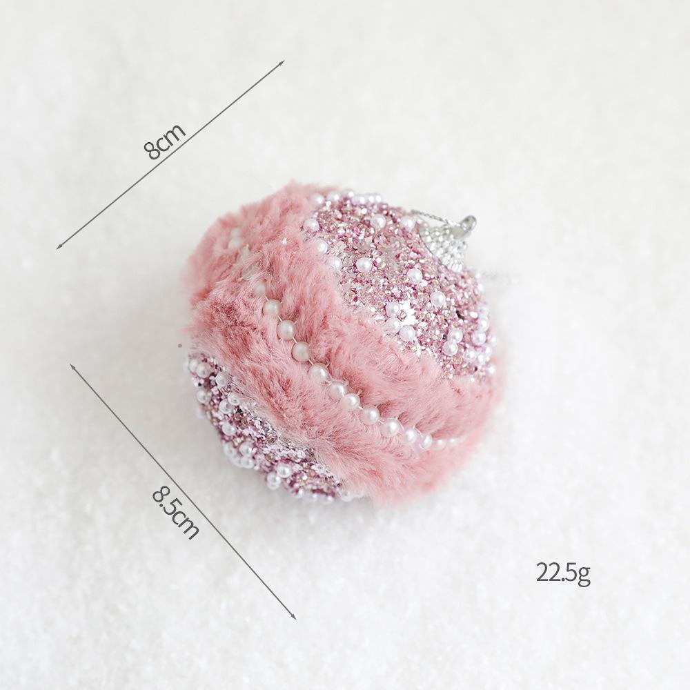 Pink Foam Christmas Ball Ornament - DIY Tree Decoration Topper