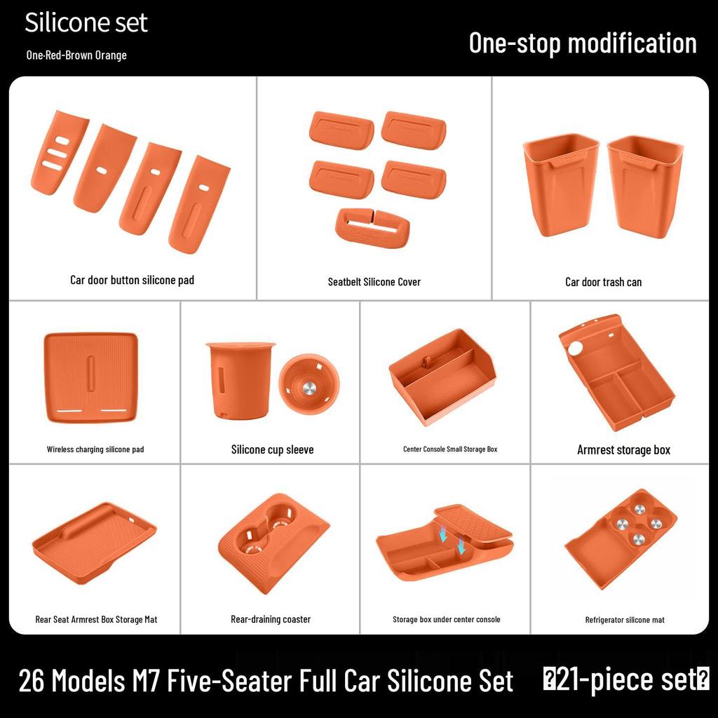 AITO M7 M8 M9 Accessories: Wireless Charger Pad & Interior Trim Mod Kit