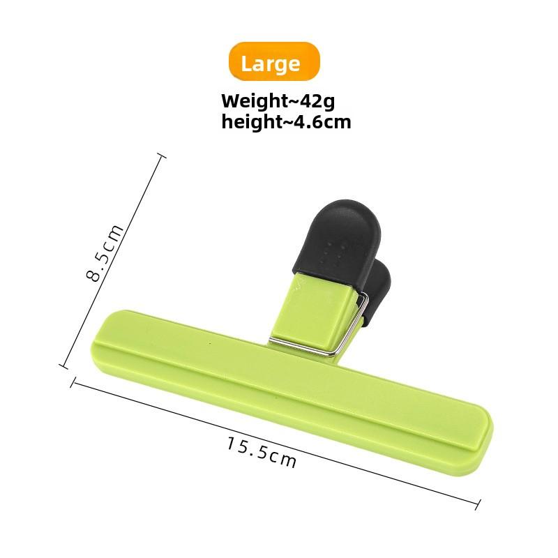 

Клипсы для герметичной упаковки для хранения свежести, для домашних снеков, пищевой пластик, современный простой стиль, оптовая продажа Large зелёный