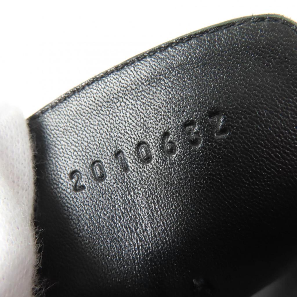 Great HERMES Sandals Aura Ankle Strap Black Leather Women 38 201063Z Used