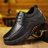 2025 Men's Shoes High-end Men's Business Dress Leather Shoes Daily Casual Non-slip Large Size Hard-soled Shoes