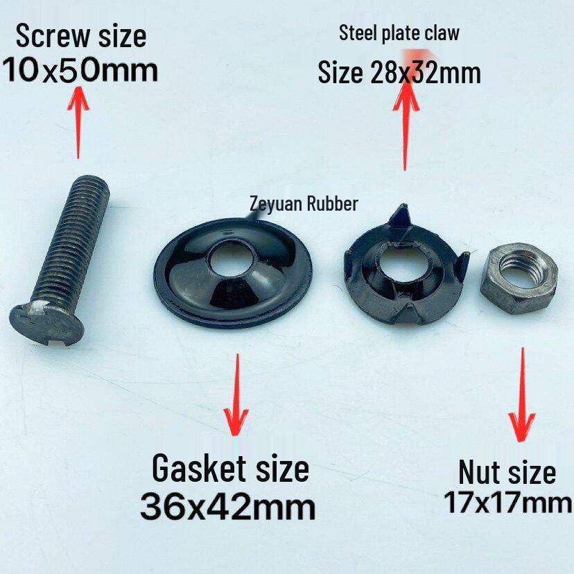 

Belt Fastening Repair Kit: Set of 4 Bolt, Screw, Rivet, Clamp, and Pin for Conveyor and Drive Belts
