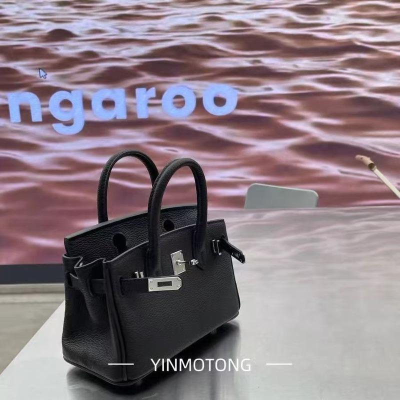 Lychee pattern platinum bag PU leather handbag large-capacity bag women's new trendy fashion shoulder bag