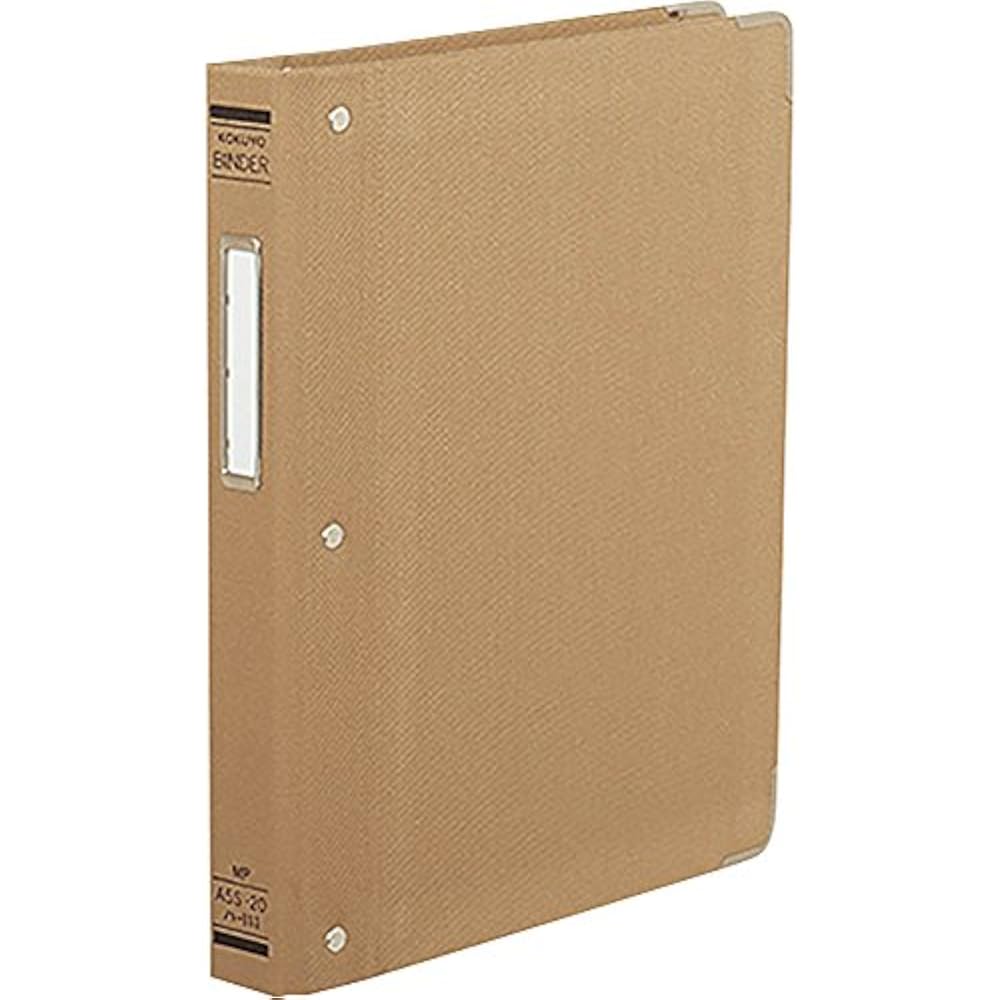 Kokuyo File Binder Cloth Sticker A5 Vertical Square with Metal, 20 Holes, Holes, Holds 100 Sheets...