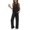 Spring/Summer 2026 Women's Two-Piece Casual Pleated Vest Set