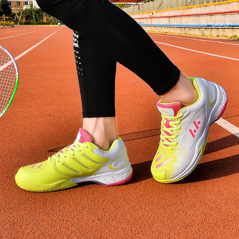 LEFUS Młodzieżowe dorosłe wysokiej jakości amortyzacja antypoślizgowe i odporne na zużycie sportowe buty do badmintona buty treningowe