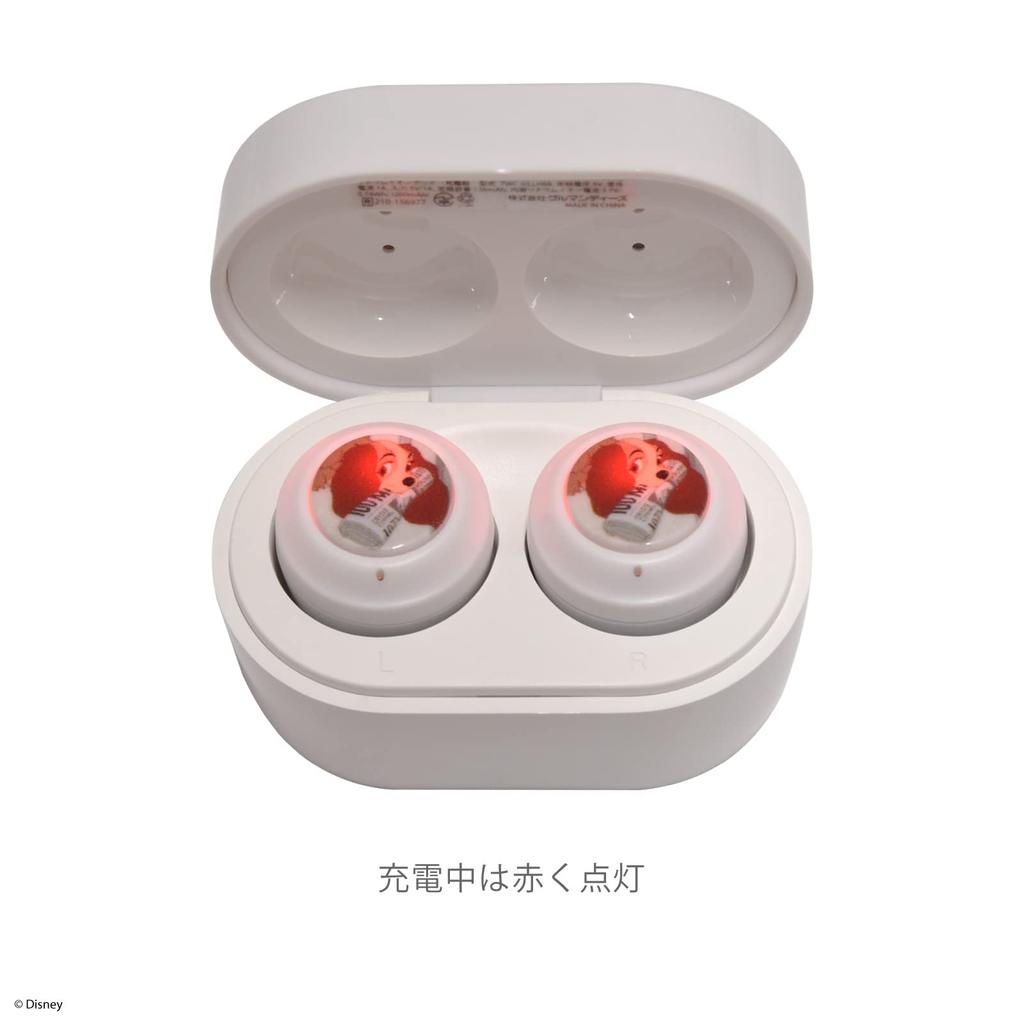 Gourmandies Disney Character True Wireless Stereo Earphones for Women DNG-29LT W54 X H33.5 X D33mm