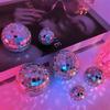 2025 Trend 24 Pcs Mirror Disco Ball Hanging, Glass Disco Ball Decor, Disco Party Decorations, For Holiday Party Decor With Rope