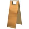 HANDUNYOU Titanium Gold Stainless Steel No Parking Sign
