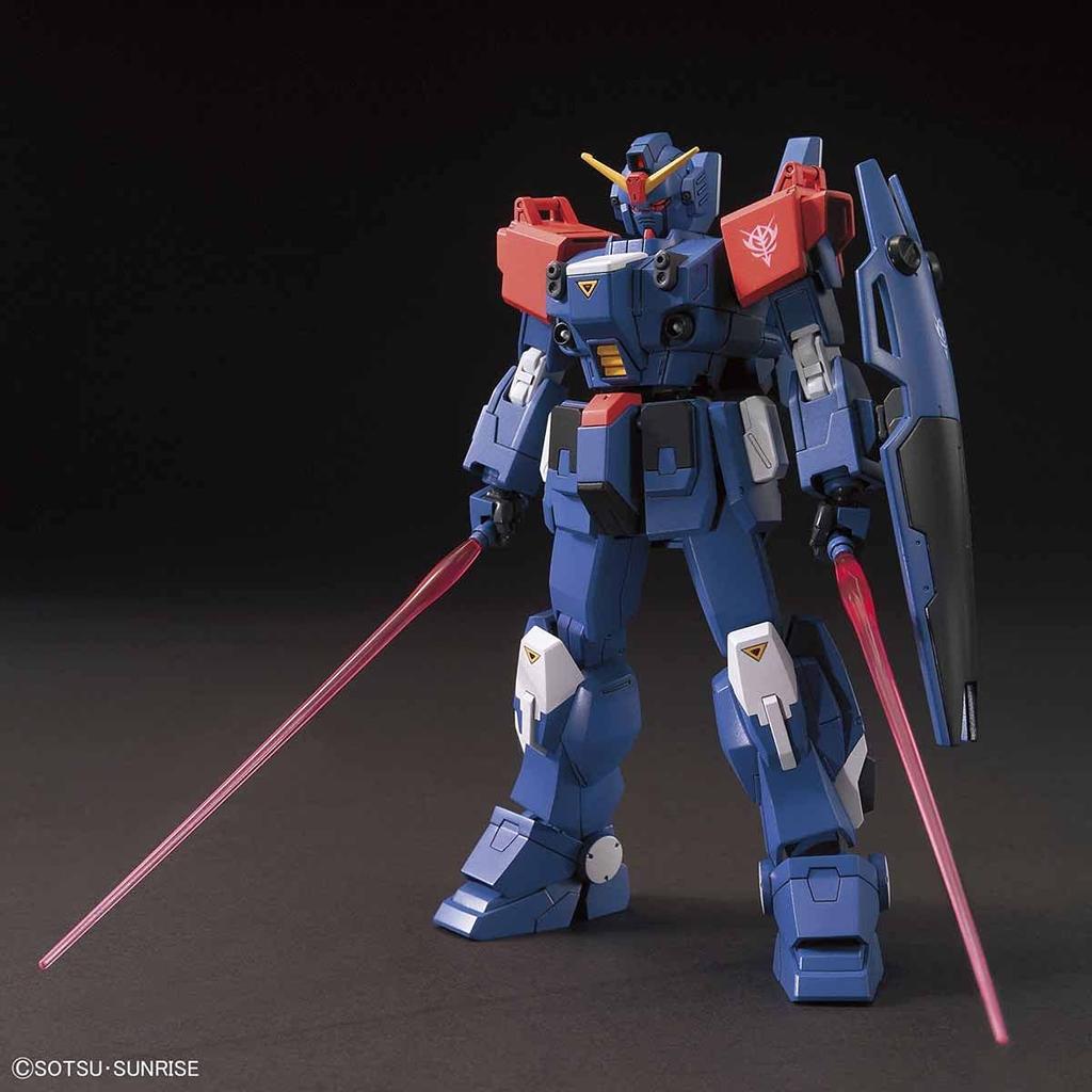 HGUC Mobile Suit Gundam Gaiden Terrifying Blue Blue Destiny Blue Destiny Unit 02 model plastic „EXAM” 1/144 codificat prin culori