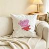 Pink P-P-Peppas-es Pigs  Square Double-Sided printed Pillow Case Bedroom Bedside Pillow Sofa Cushion Cover