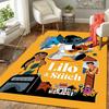 Custom 1Pc Lilo Stitch Galaxy Adventure Rug Office Carpet Indoor Outdoor Entrance Doormat Nonslip Soft And Comfortable Living Room D291616