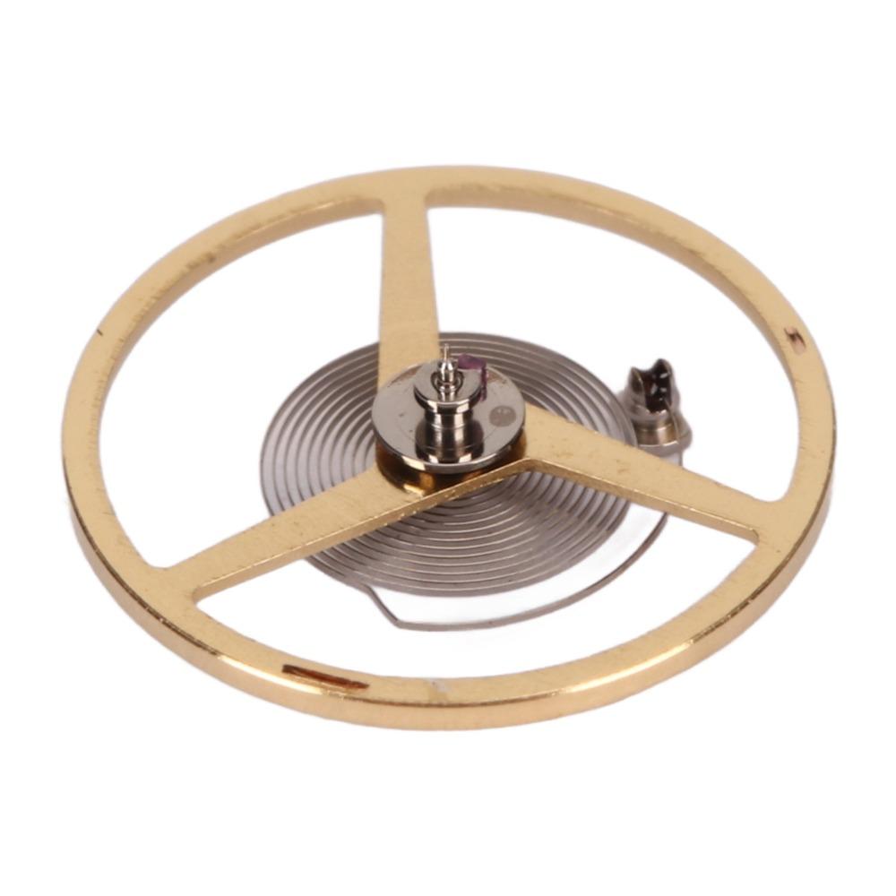 Gold Watch Balance Wheel Small Size Balance Wheel Hairspring for For ETA 2892 Timepiece Restoration