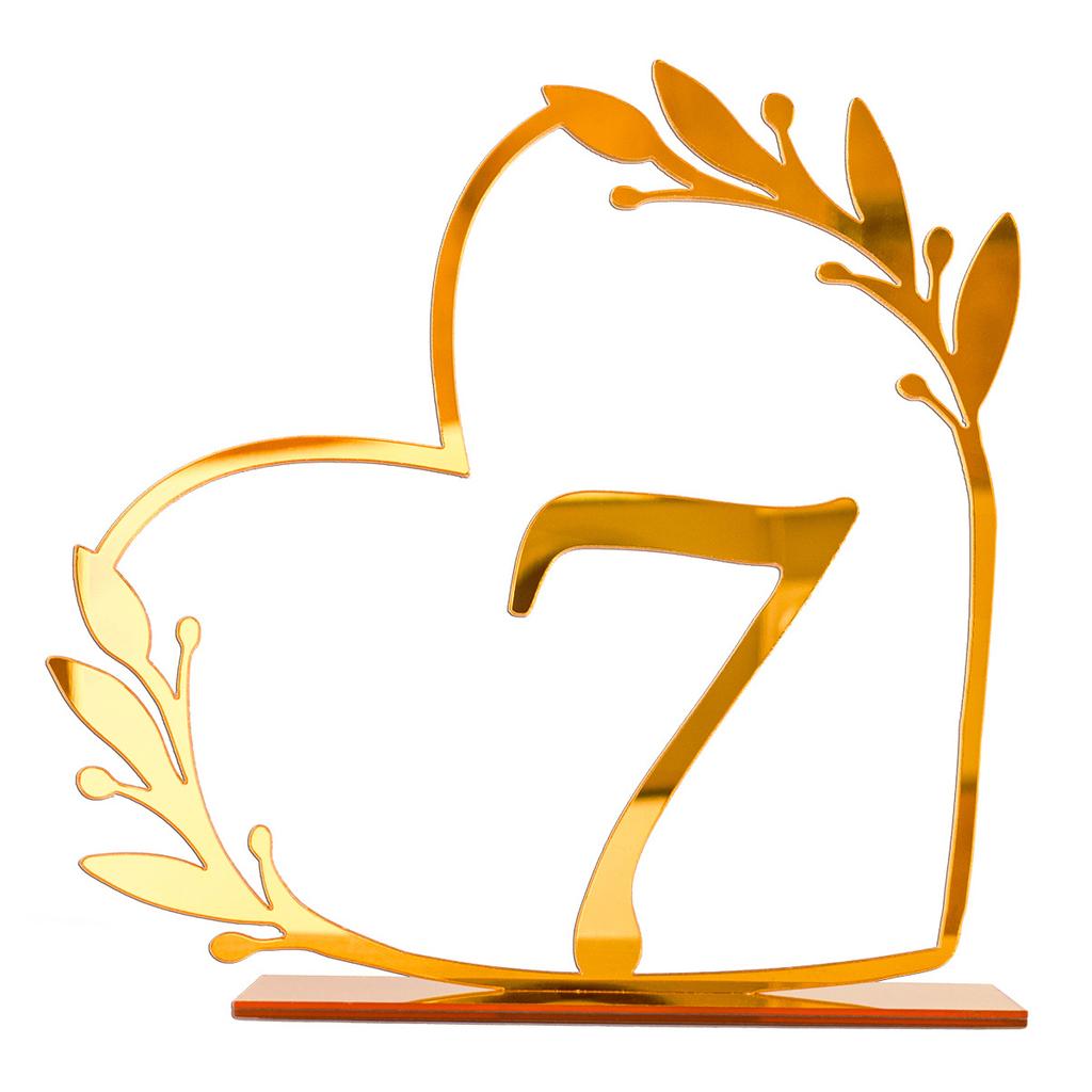 DIY Acrylic Numbers Wedding Table Numbers Mirror Table Numbers