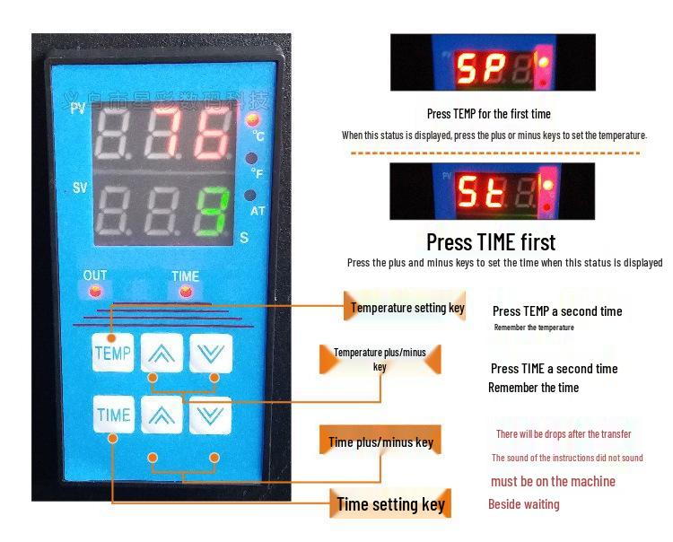 Household 40x60CM High-Pressure Heat Press Machine for Fabric and Garment Heat Transfer