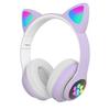 In Stock: 28 Foldable Cat Ear Bluetooth Headphones with Card Slot & Stereo Sound.