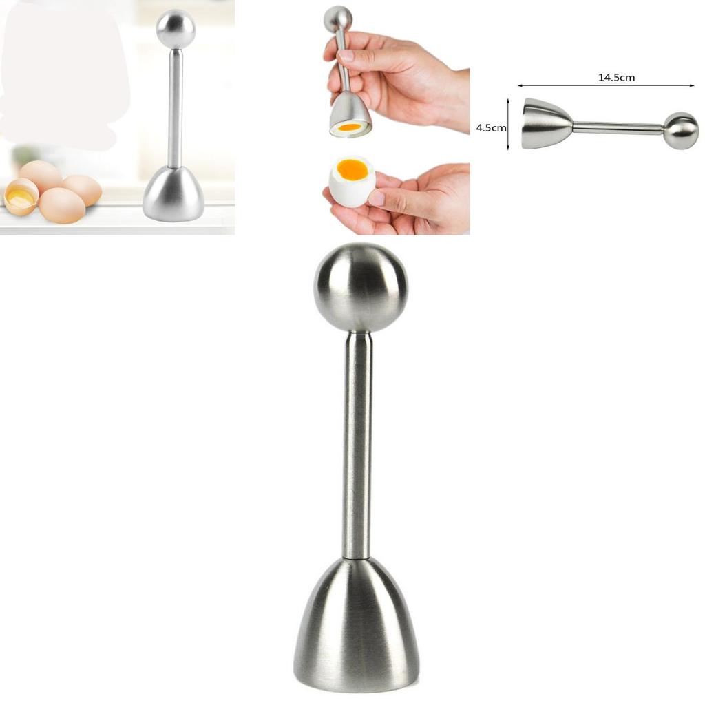 Høykvalitets eggåpner i rustfritt stål med elegant og moderne finish