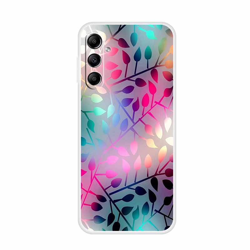 For Samsung Galaxy A14 A34 A54 5G Case Cartoon Soft Silicone TPU Cover Coque for Samsung A54 A34 A24 4G Transparent Clear Capa