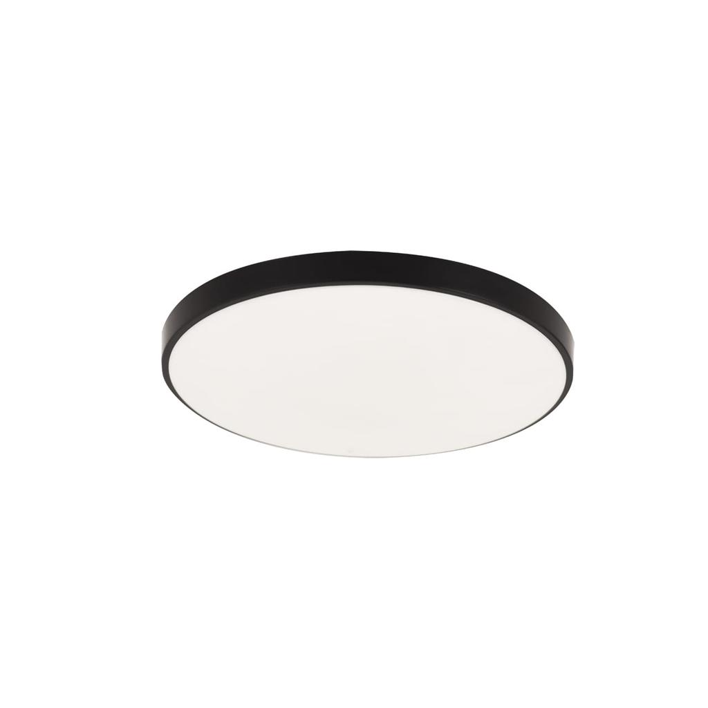 Plafoniera Czarna 12W Led Dowbor Ip44 4000K Nw 1420Lm Ideus 04331