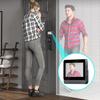 Wireless Visual Smart Doorbell with Screen, Voice Intercom, and Infrared Night Vision Monitoring.