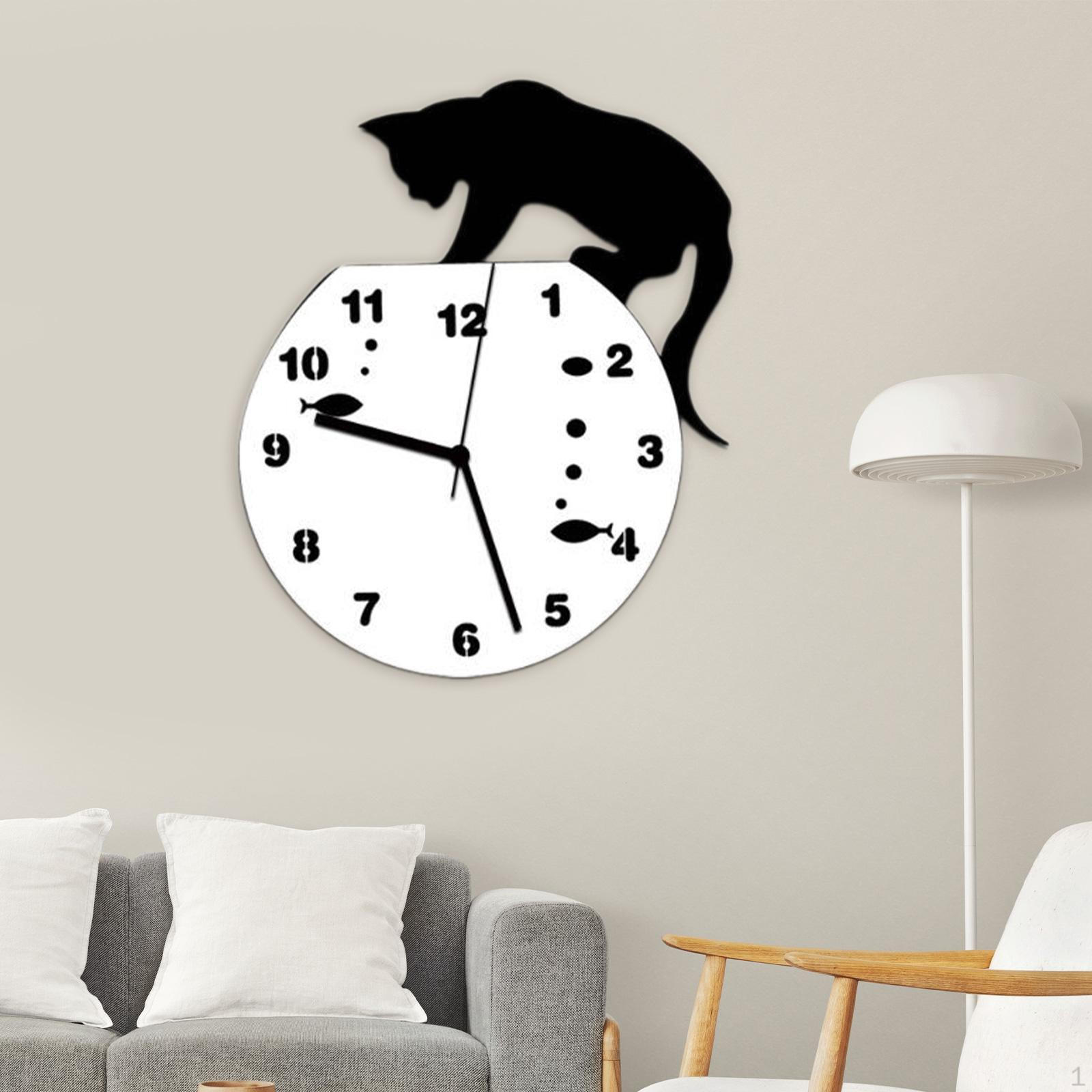 

Настенные часы с животными для дома и офиса fish