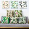 Scandinavian Style Cushion Cover Hand Drawn Cactus Floral Design Soft Square Pillow Gift Home Decor Xcm