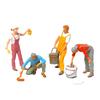 Creative Graffiti Painter Mini Figures Perfect For Tiny House Decoration Artistic 1:64 Resin Craftsmen Statues