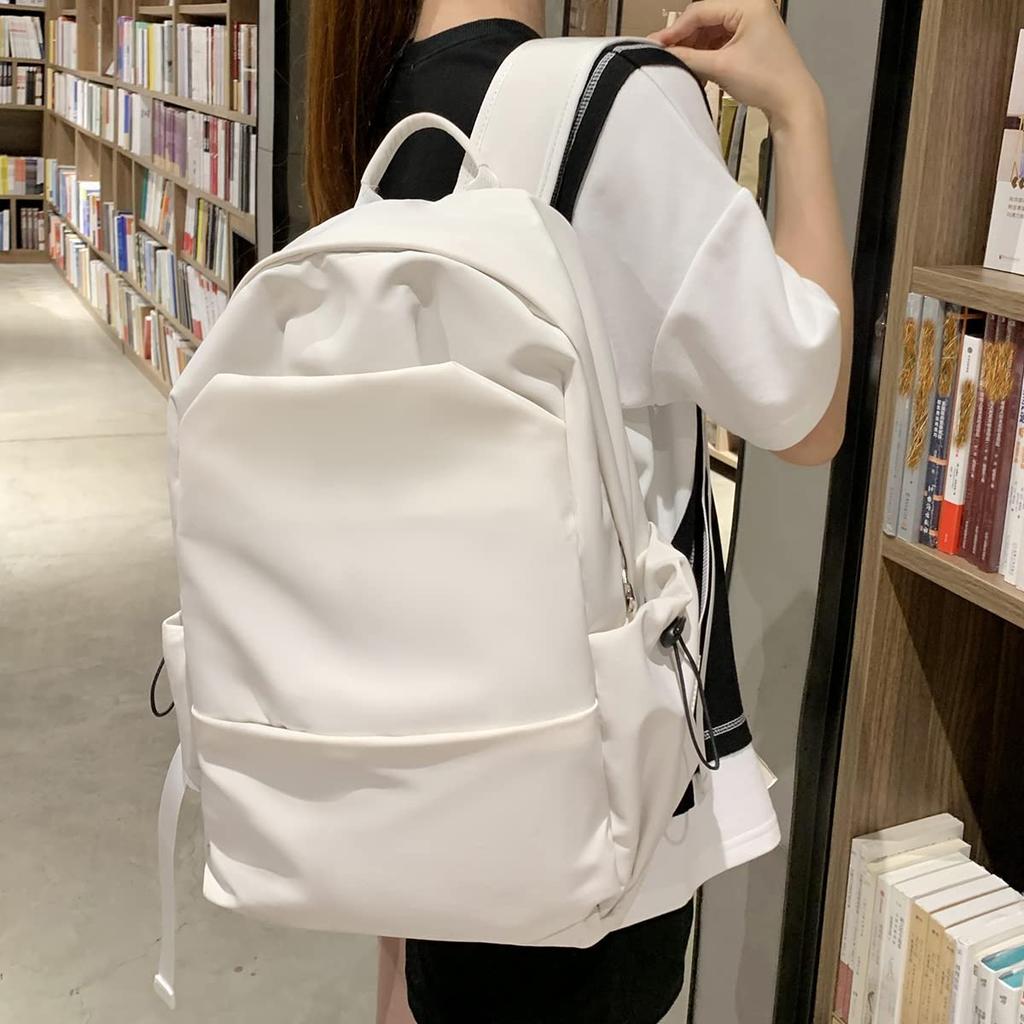 Popular School Backpack for High School Daytime Outdoor Backpack for Men and Black Backpack for Junior High School Lightweight Travel Bag for