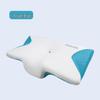 Memory Foam Neck Pillow - Slow Rebound for Deep Sleep, Non-Collapsing Core, Cervical Support