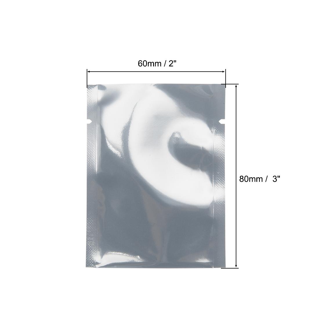 25/100pcs Antistatic Shield Shielding Bag, Flat Open Top Anti Static Bag for Electronic Devices