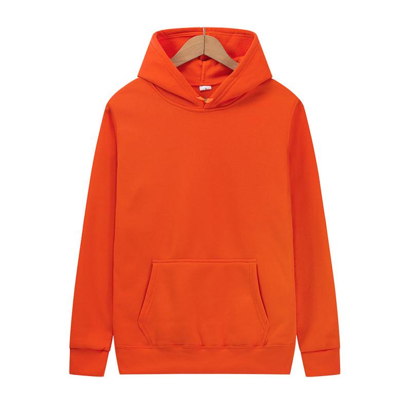 Unisex Solid Color Fleece Hoodie and Sweatpants Set