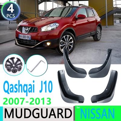 For Nissan Qashqai J10 2007 2008 2009 2010 2011 2012 2013 Fender Mudguard Mud Flaps Guard Splash Flap Mudguards Car