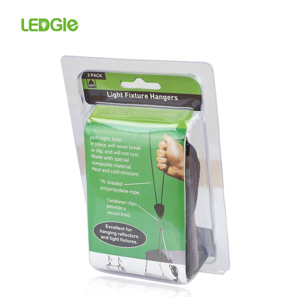 Ledgle 1/8" Rope Ratchet with Hooks for Packing Belts, 150 Lbs Capacity, Fully Locking, Set of 4