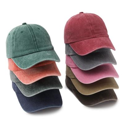1 szt. Jednokolorowa Płukana Czapka Baseballowa Dla Dorosłych, Minimalistyczny Retro Styl Casual Miękka Regulowana Czapka Tata, Idealna Na Prezent