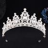 DIEZI 21 Colors Luxury Elegant Crystal Crown Hair Accessories Tiara For Women Party Rhinestone Bridal Crown New Hair Jewelry